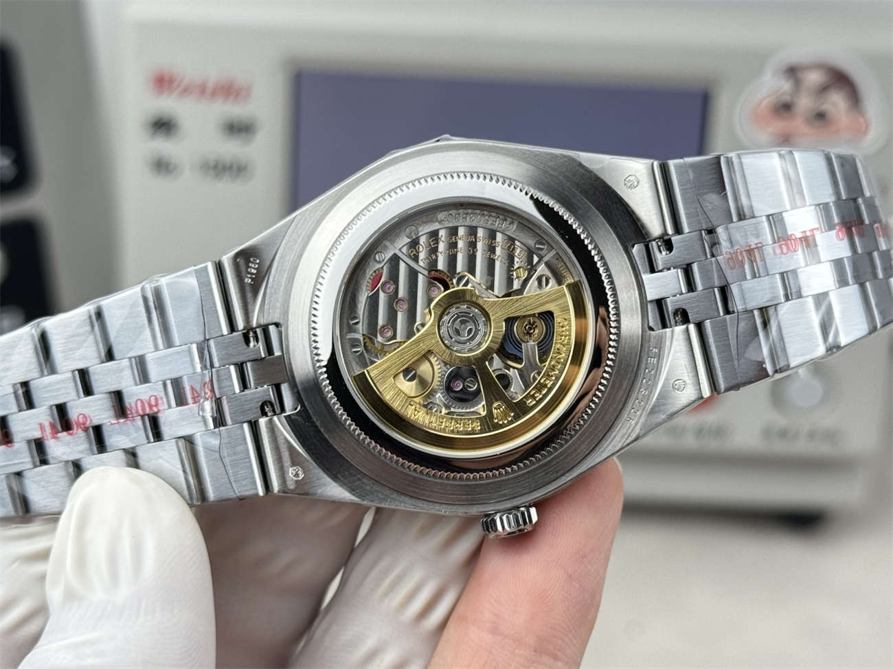 3B Factory Rolex Land-Dweller 127386TBR-0001 Replica – Platinum Look, Diamond Bezel & 163g Full Weight