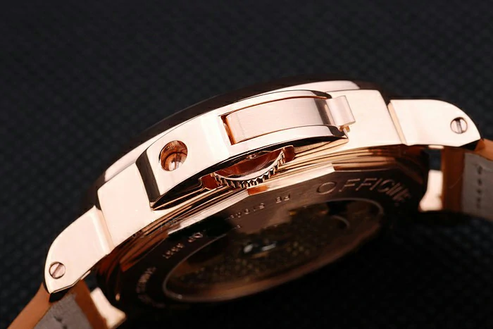 Panerai Luminor Marina White Dial Brown Leather Bracelet new10191