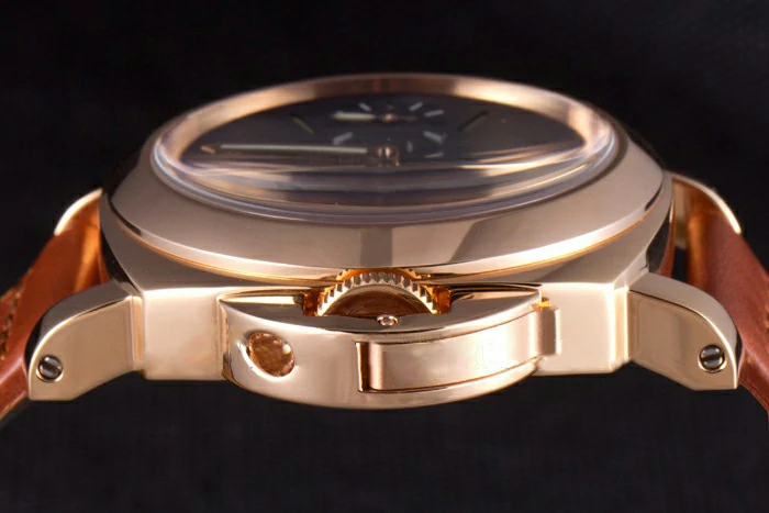 Panerai Luminor Marina Black Dial Brown Leather Bracelet new10231