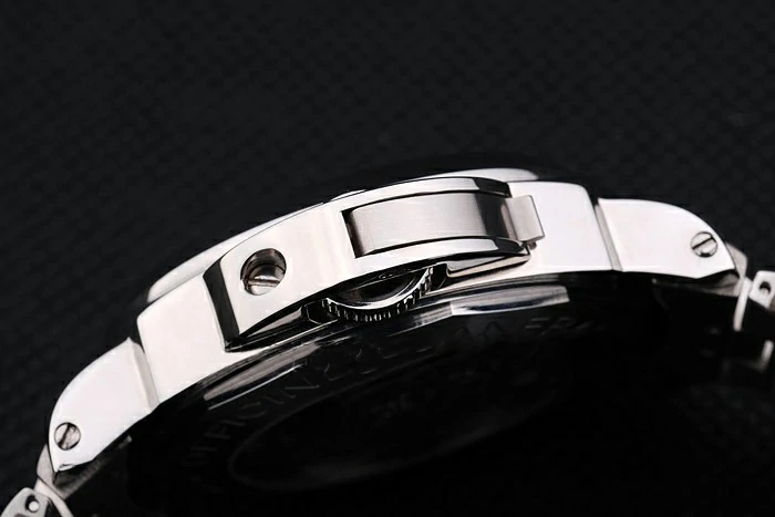Panerai Luminor Power Reserve Black Dial Stainless Steel Bracelet new10751