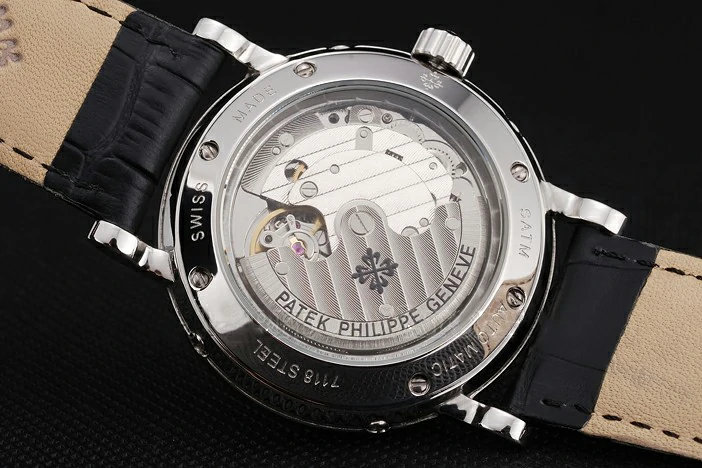 Patek Philippe Grand Complications Perpetual Calendar Black Dial Black Leather Bracelet new11501