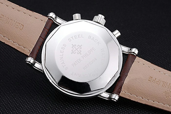 Patek Philippe Grand Complications Perpetual Calendar Stainless Steel Case White Dial Silver Chronograph new118786