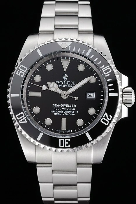 Rolex Sea Dweller Black Dial Stainless Steel Case And Bracelet new120980