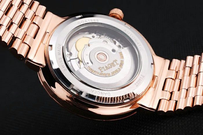 Piaget Traditional White Dial Gold Case Gold Stainless Steel Strap new121268