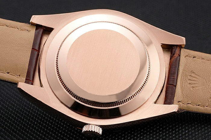 Rolex Sky Dweller Brown Dial Rose Gold Case Brown Leather Strap new121556