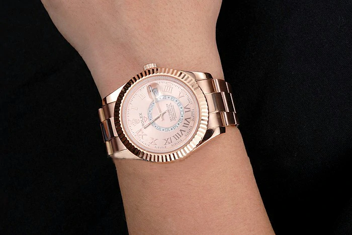 Rolex Sky Dweller Rose Gold Dial Rose Gold Case And Bracelet new121558