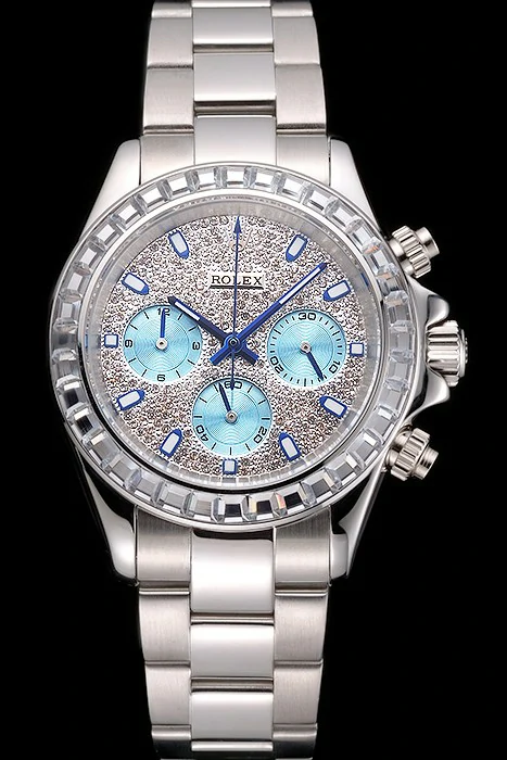 Rolex Daytona Diamond Dial And Bezel Stainless Steel Case And Bracelet new121559