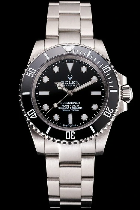 Rolex Submariner No Date Black Dial And Bezel Stainless Steel Case And Bracelet new121624