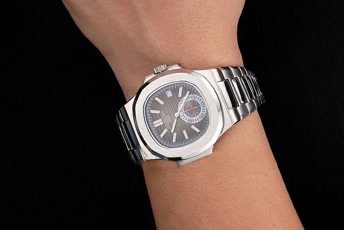 Patek Philippe Nautilus Gray Dial Stainless Steel Case And Bracelet new121971