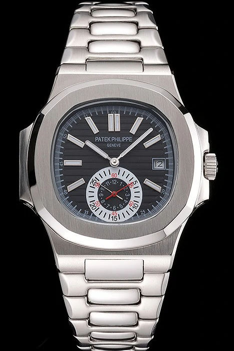 Patek Philippe Nautilus Black Dial Stainless Steel Case And Bracelet new121972