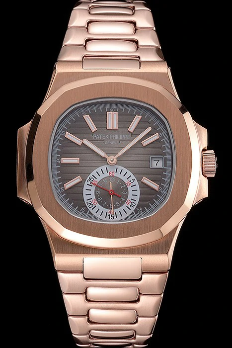 Patek Philippe Nautilus Gray Dial Rose Gold Case And Bracelet new121974