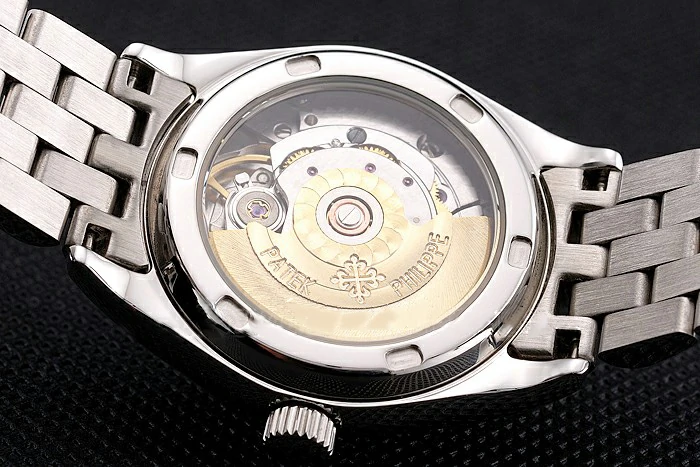 Patek Philippe Calatrava White Dial Diamond Bezel Stainless Steel Case And Bracelet new121997