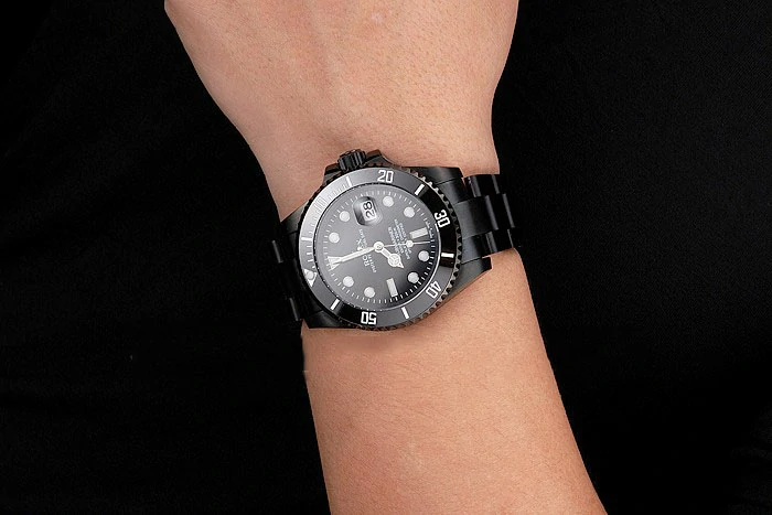 Rolex Submariner Date Black Dial And Bezel Black PVD Case And Bracelet new122008