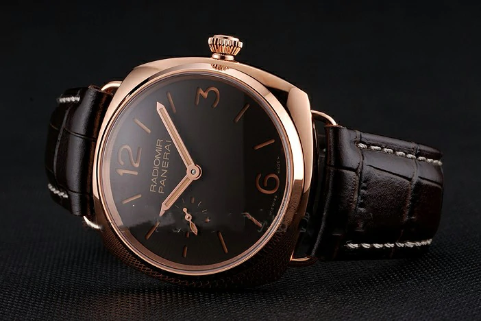 Panerai Radiomir Oro Rosso Brown Dial Rose Gold Case Brown Leather Strap new122087