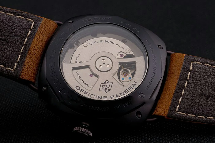 Panerai Radiomir Black Seal Brown Dial Black Case Brown Leather Strap new122089