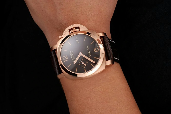 Panerai Luminor Marina 1950 3 Days Oro Rosso Brown Dial Rose Gold Case Brown Leather Strap new122090