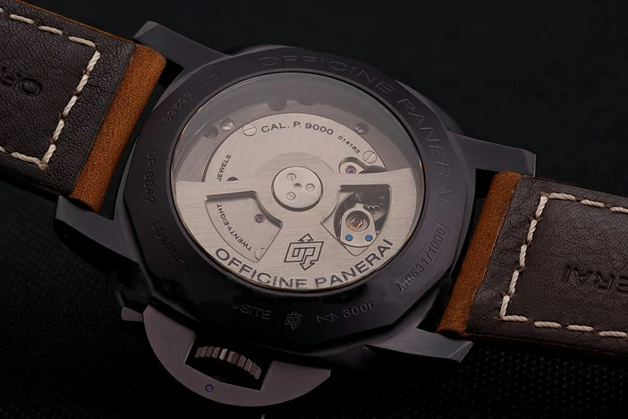 Panerai Luminor Marina 1950 3 Days Brown Dial Black Case Brown Leather Strap new122094