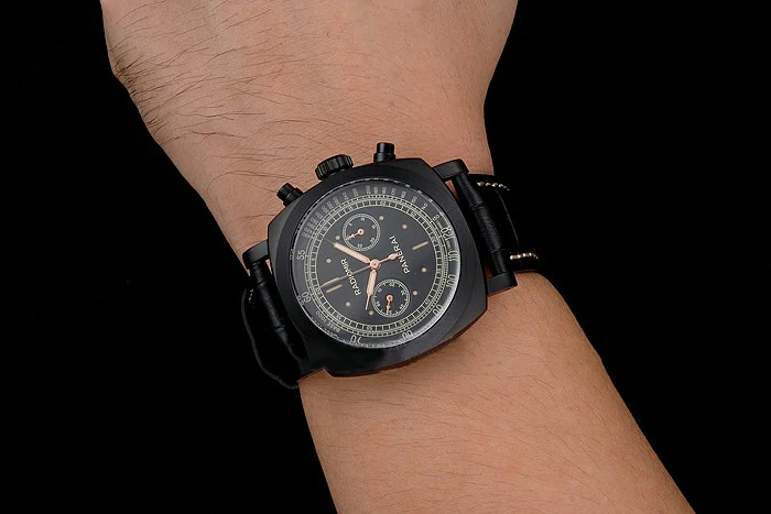 Panerai Radiomir 1940 Black Dial Black Ionized Case Black Leather Strap new122233