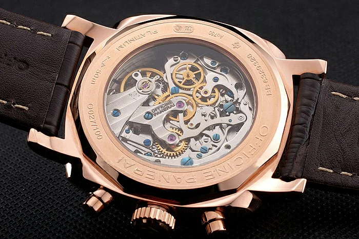 Panerai Radiomir 1940 White Dial Rose Gold Case Brown Leather Strap new122234