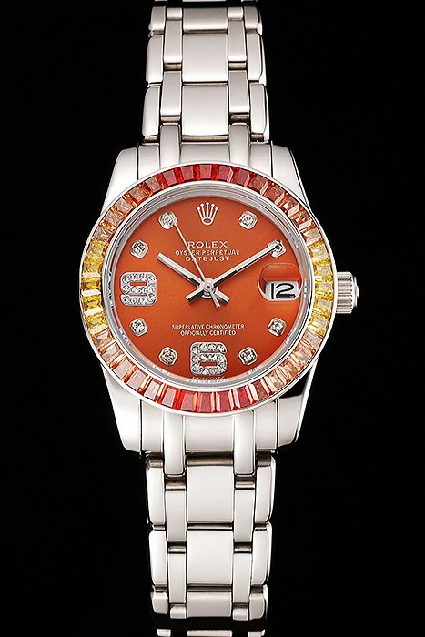 Rolex Datejust Pearlmaster 39 Cognac Dial Stainless Steel Case And Bracelet new122243