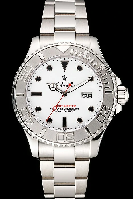 Rolex Yacht Master White Dial Stainless Steel Case And Bracelet new122492