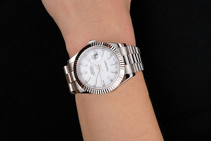 Rolex Datejust White Dial Stainless Steel Case And Bracelet new122514