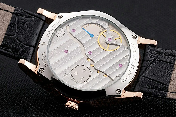 Patek Philippe Calatrava Date White Dial Rose Gold Case Black Leather Strap new122628