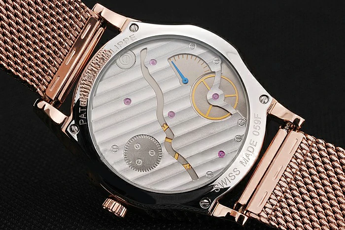 Patek Philippe Calatrava Small Seconds Black Dial Rose Gold Case And Bracelet new122971