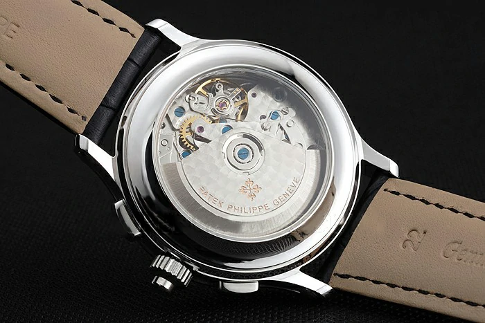 Patek Philippe 5170J White Dial Stainless Steel Case Black Leather Strap new122984