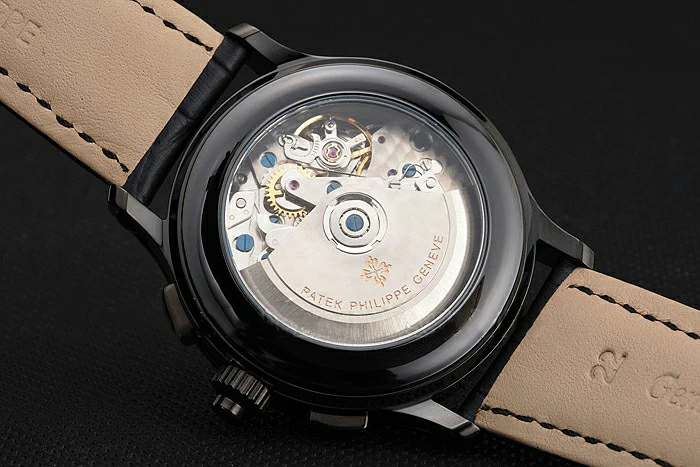 Patek Philippe 5170J Black Dial Black Case Black Leather Strap new122997
