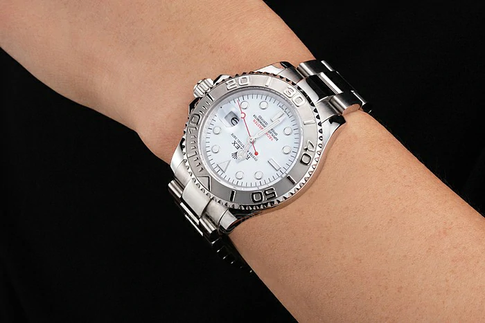 Rolex Yacht Master White Dial Staniless Steel Case And Bracelet new122998