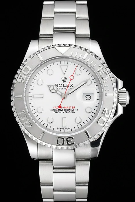 Rolex Yacht Master White Dial Staniless Steel Case And Bracelet new122998