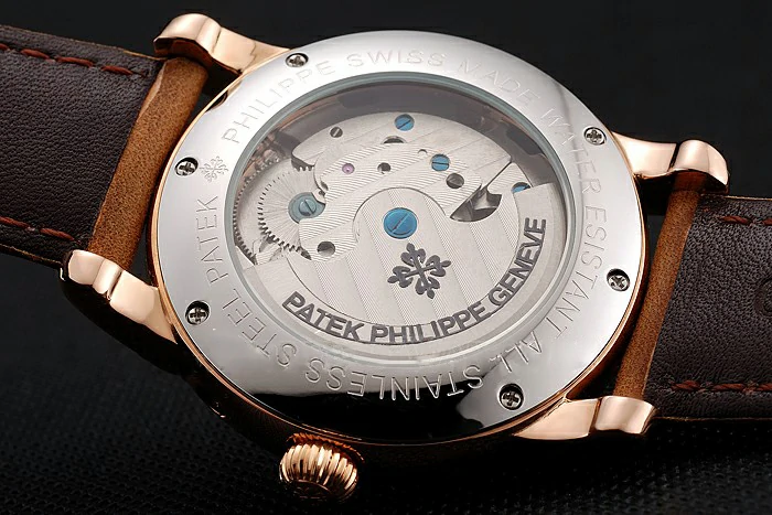 Patek Philippe Grand Complications GMT Moonphase Tourbillon Black Dial Rose Gold Case Brown Suede Leather Strap new123926