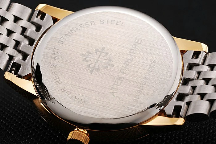 Patek Philippe Calatrava Gold Dial Yellow Gold Case Two Tone Bracelet new123930