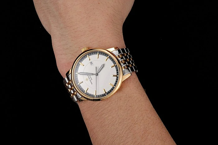 Patek Philippe Calatrava White Dial Yellow Gold Case Two Tone Bracelet new123932