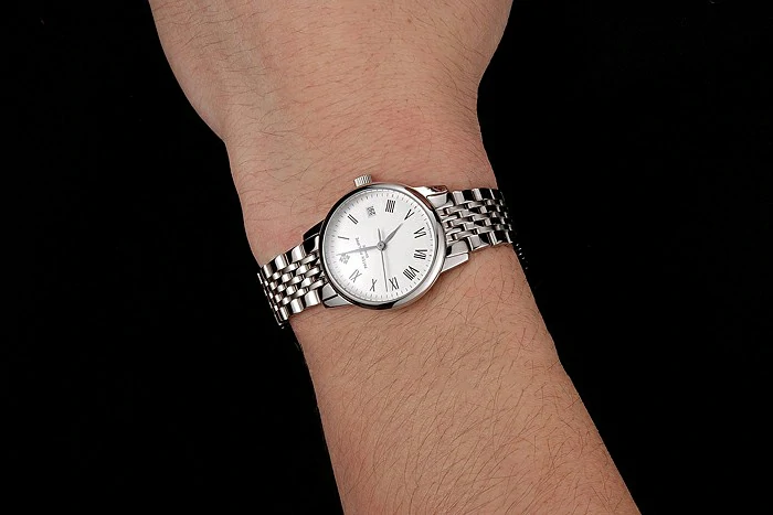 Patek Philippe Calatrava Ladies White Dial Stainless Steel Case And Bracelet new123939