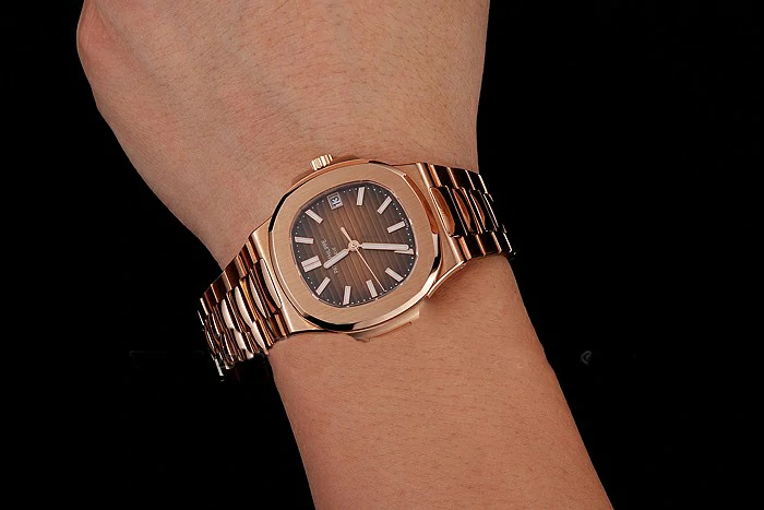 Patek Philippe Nautilus Dark Brown Dial Stainless Steel Bracelet new124565