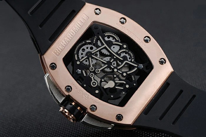 Richard Mille RM 61 01 Yohan Blake Limited Edition Gold Case Black Bracelet new125406