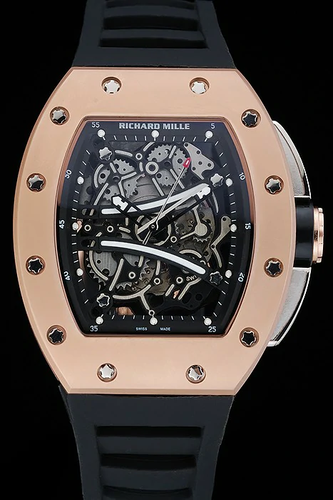 Richard Mille RM 61 01 Yohan Blake Limited Edition Gold Case Black Bracelet new125406
