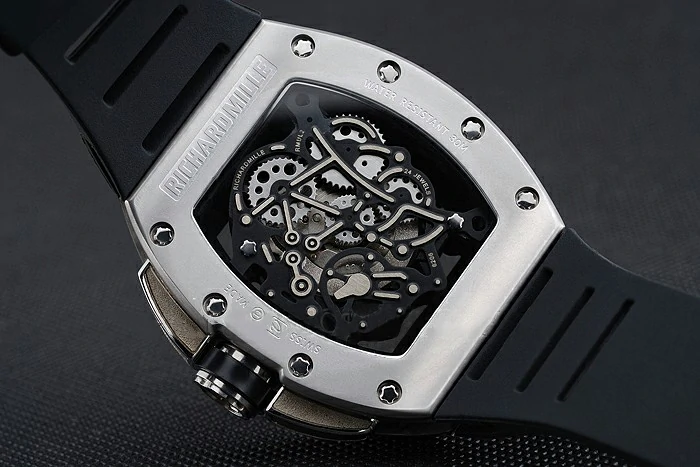 Richard Mille RM 61 01 Yohan Blake Limited Edition Silver Case Black Bracelet new125407