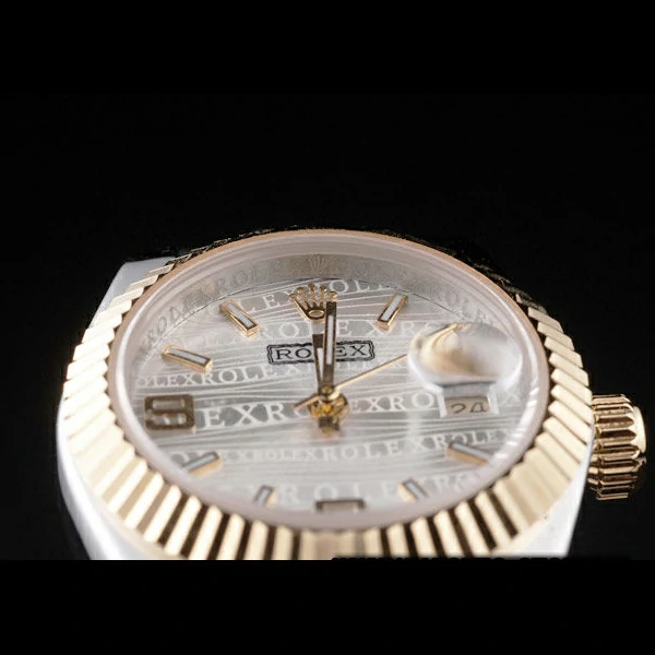Rolex Datejust Two Tone Stainless Steel Yellow Gold Plated new58016