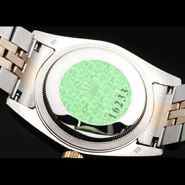 Rolex DateJust Two Tone Stainless Steel Gold Plated Silver Dial new58027