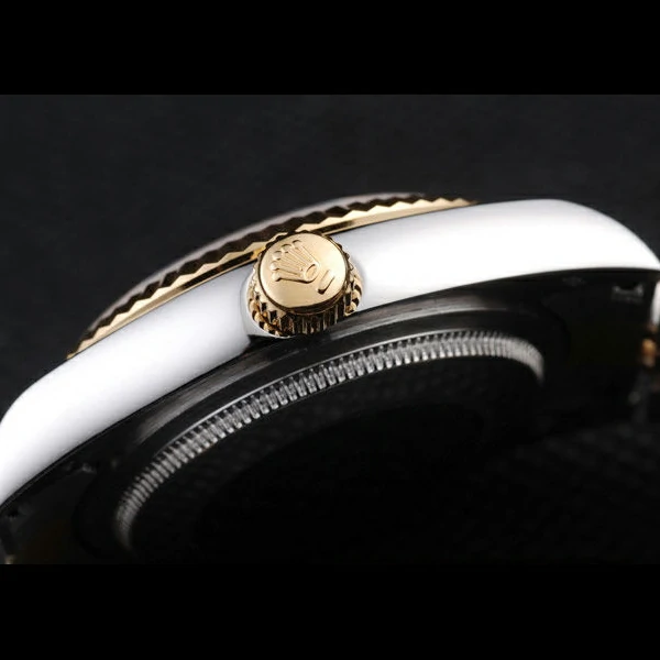Rolex DateJust Two Tone Stainless Steel Gold Plated Silver Dial new58029