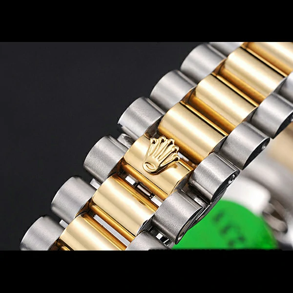 Rolex Day Date Two Tone Stainless Steel Gold Plated Gold Dial new58030