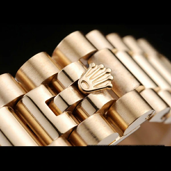Rolex Day Date Yellow Gold Plated Stainless Steel White Dial new58031