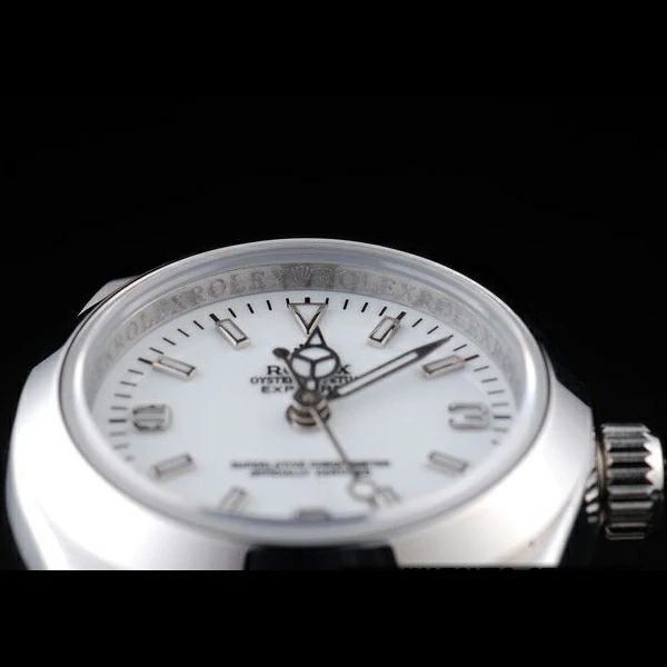 Rolex Explorer Polished Stainless Steel White Dial new58038