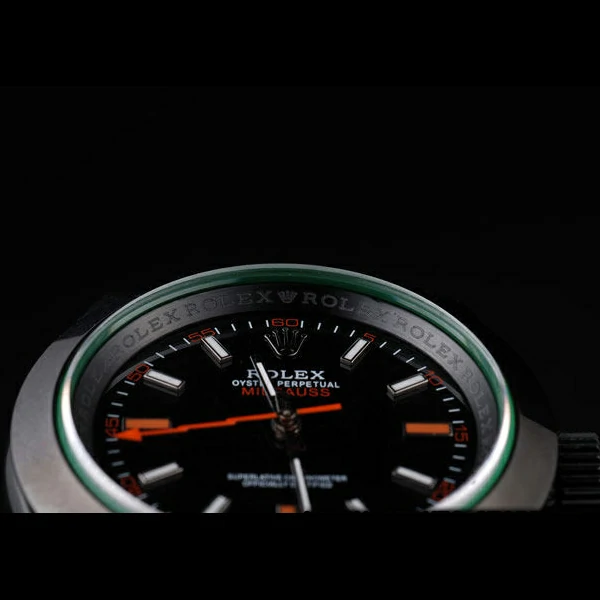 Rolex Milgauss Pro Hunter Tinted Green Saphire Black Dial new58040
