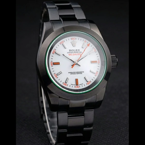 Rolex Milgauss Pro Hunter Tinted Green Saphire White Dial new58041