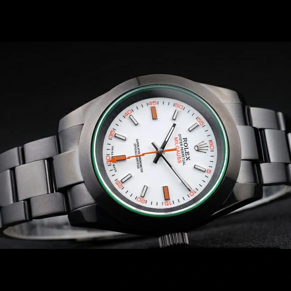 Rolex Milgauss Pro Hunter Tinted Green Saphire White Dial new58041