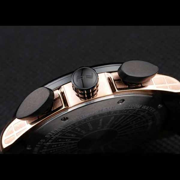 Porsche Regulator Power Reserve Rose Gold Case White Dial new58114